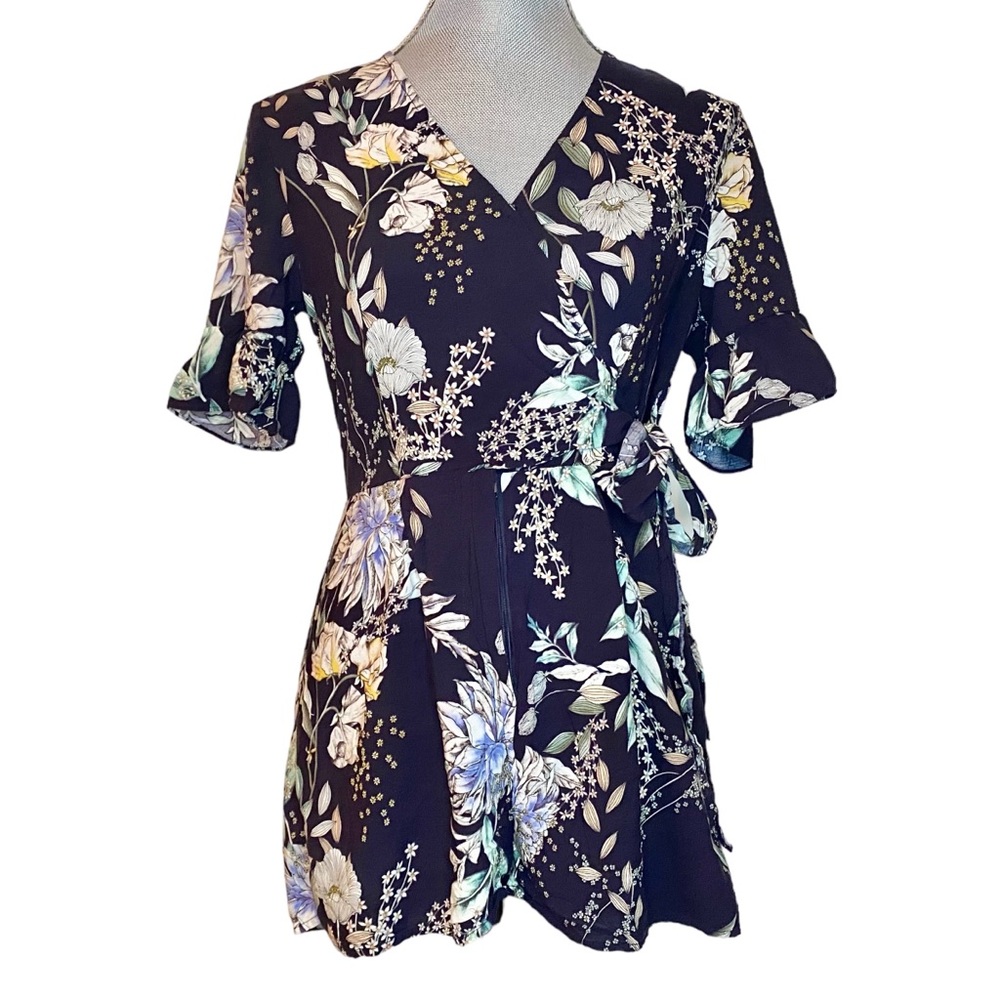 Floral Ruffle Romper